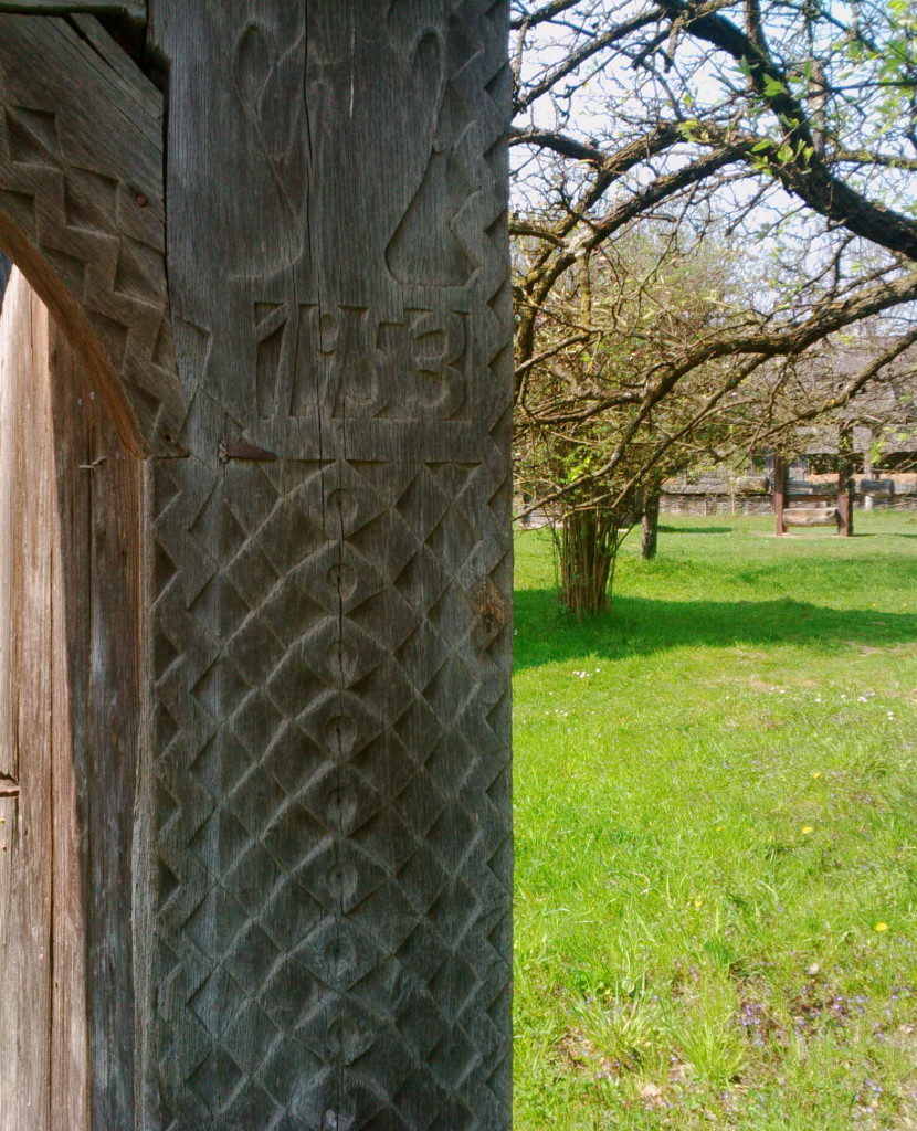Maramures typical wooden gate