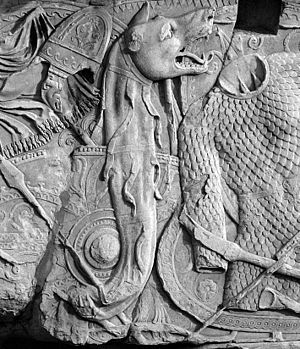 Dacian Draco on Trajan's Column Source - Wikipedia