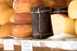 Romanian bark cheese