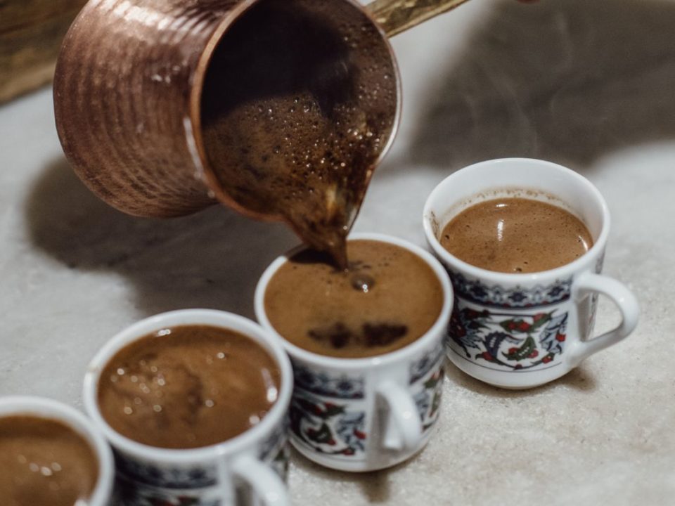 Coffee ceremony in Romania