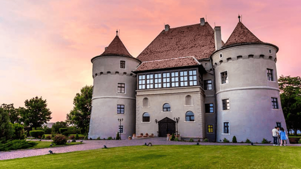 Jidvei Bethlen-Haller Castle in Transylvania, Romania