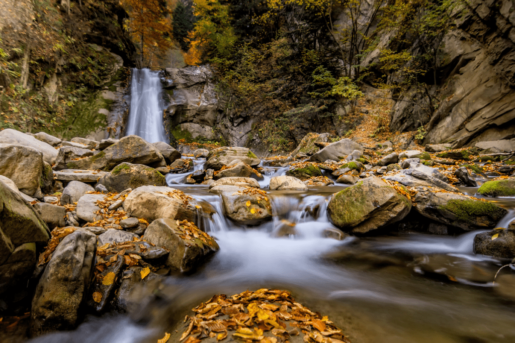 Pruncea waterfall in Romania