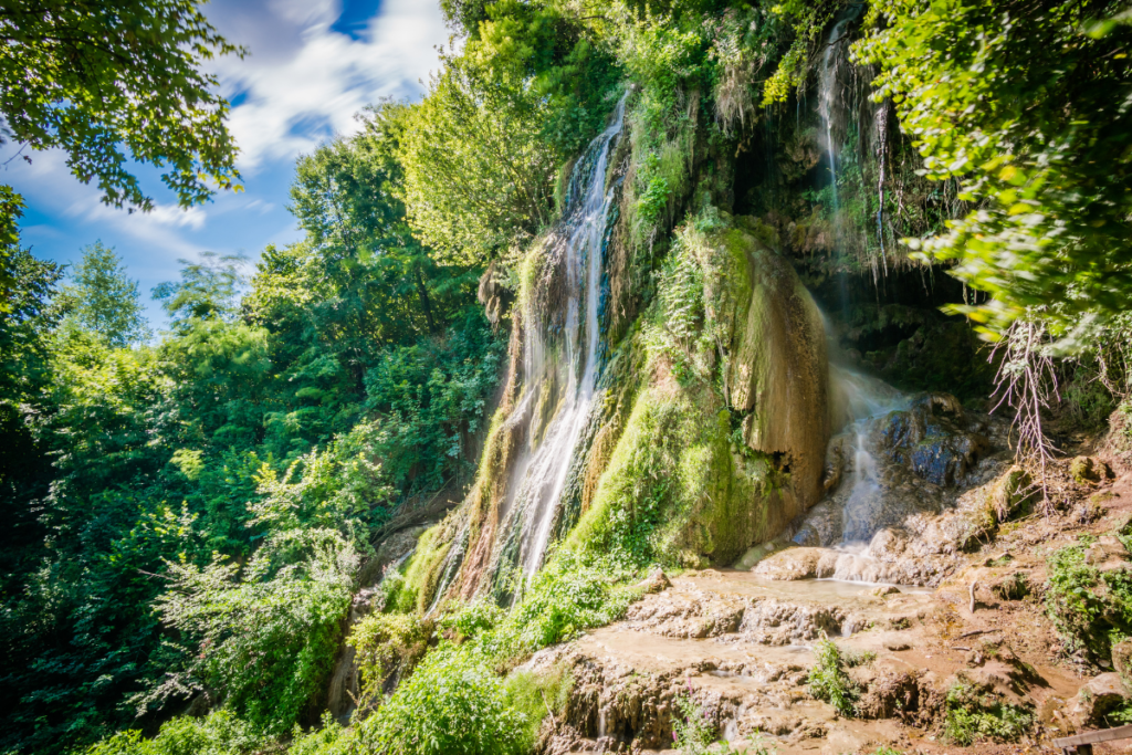 Clocota waterfall is one of the most beautiful waterfalls in Romania
