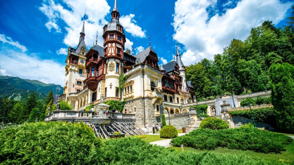 Visit Peles Castle on your way to Brasov from Bucharest