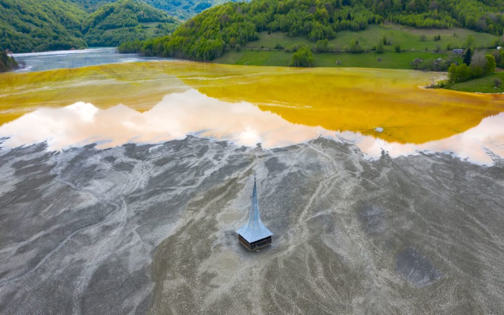 Geamana, also known as the sunken village, is one of the most unique places, not only in Romania but in the world.