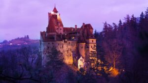 Elon Musk Halloween at Bran Castle Transylvania