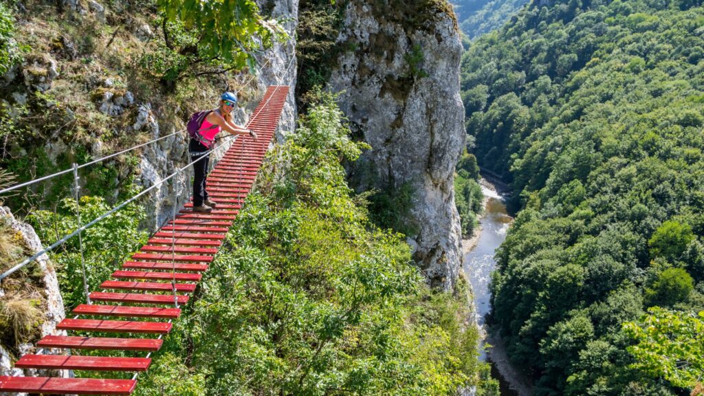 Via Ferrata in the Apuseni Mountains Romania