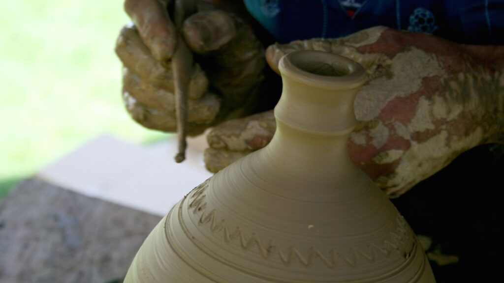 White Pottery workshop Transylvania Romania